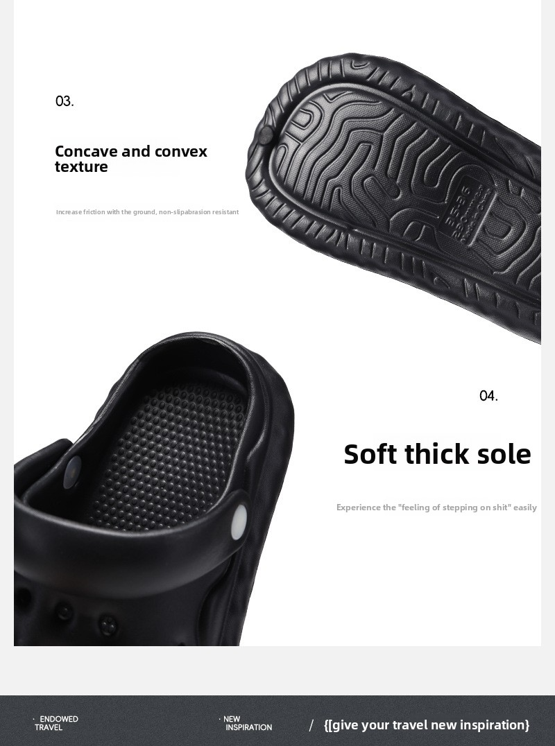 outdoor and indoor slippers